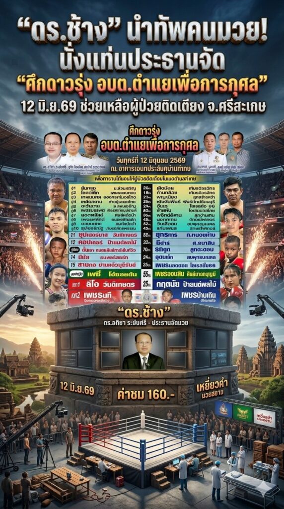 ดร.ช้าง ประธานจัดมวย
