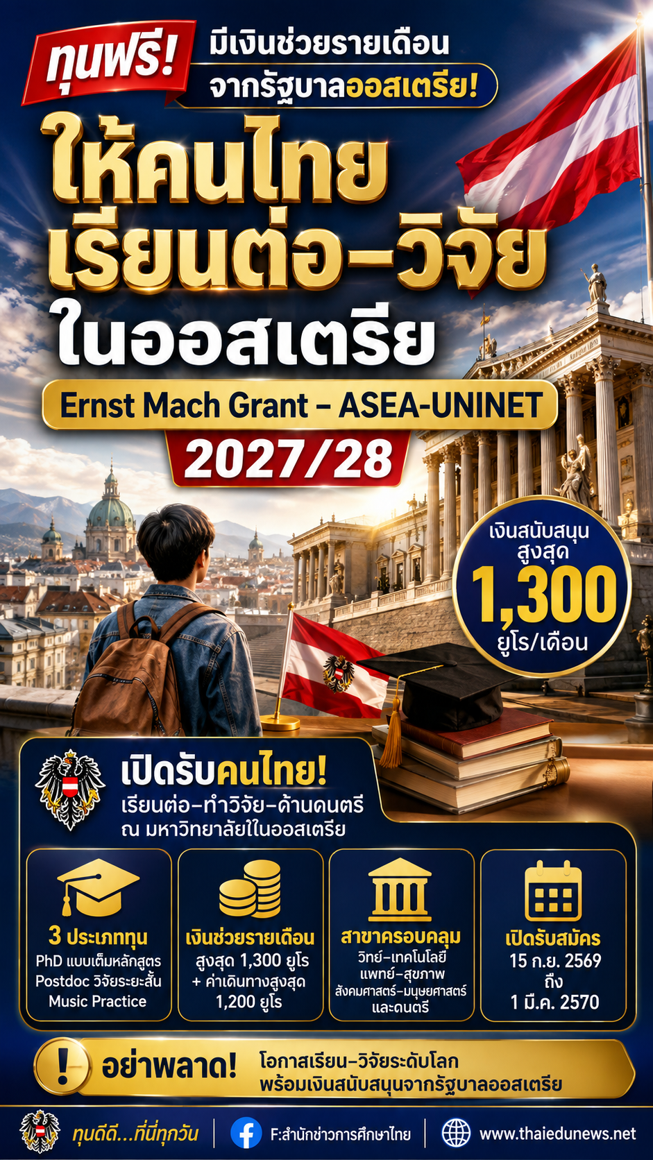 ทุนรัฐบาลออสเตรีย2028
