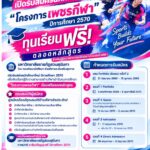 สวนสุนันทา รับนักศึกษาใหม่ ปี 2570  🏆 ทุน “โครงการเพชรกีฬา” เรียนฟรีตลอดหลักสูตร!  สำหรับผู้มีความสามารถและผลงานโดดเด่นด้านกีฬา
