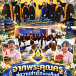 จากพระคุณครู สู่ความสำเร็จของศิษย์ “วิทยาลัยทองสุข” ร้อยเรียงความผูกพัน อบอุ่นหัวใจ ในวันไหว้ครู–ร่วมยินดีปริญญาเอก รุ่นที่ 1
