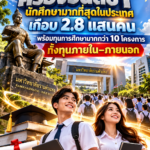 ม.รามคำแหง ครองอันดับ 1 นักศึกษามากที่สุดในประเทศ เกือบ 2.8 แสนคน พร้อมทุนการศึกษามากกว่า 10 โครงการ