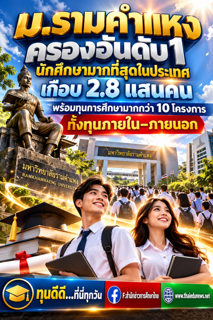 ทุนม.รามคำแหง2569