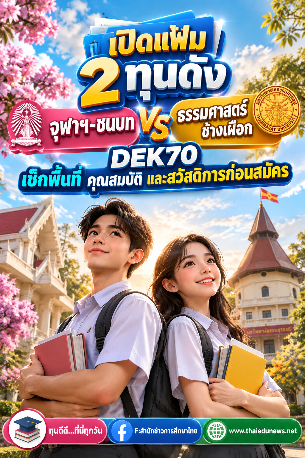 ทุนจุฬาฯ-ธรรมศาสตร์2570