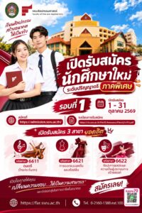 ศิลปกรรมศาสตร์สวนสุนันทา2569
