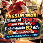 ธรรมศาสตร์ปรับเกณฑ์ TCAS 70 รอบ Portfolio รับนักกีฬาดีเด่น 62 ที่นั่ง