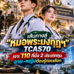 เส้นทางสู่ “หมอพระมงกุฎฯ” TCAS70 เจาะลึก 2 ประเภททุน รับ 110 นาย